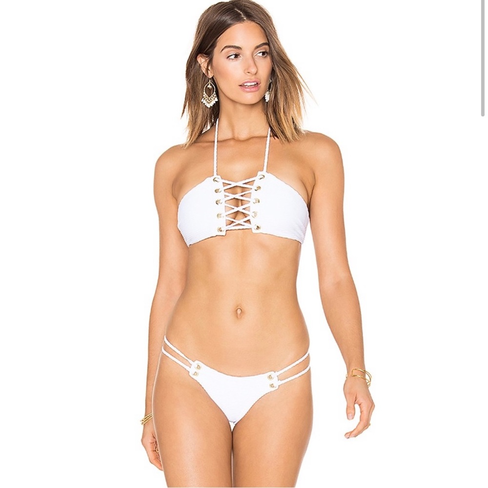Roped Up Halter in white by Blue Life